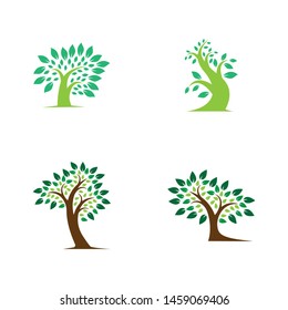 Tree logo template vector icon