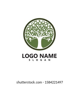 Tree Logo template vector icon design