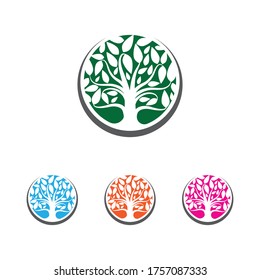 Tree Logo template vector icon design