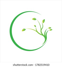 Tree logo template vector icon illustration