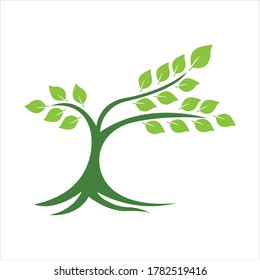 Tree logo template vector icon illustration