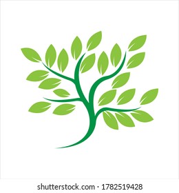 Tree logo template vector icon illustration