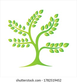 Tree logo template vector icon illustration
