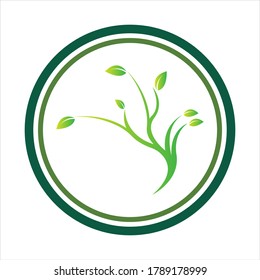 Tree logo template vector icon illustration