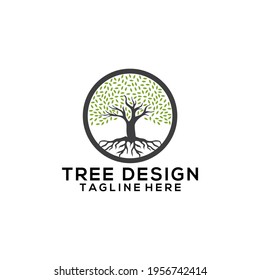 Tree Logo Template Vector Icon Design
