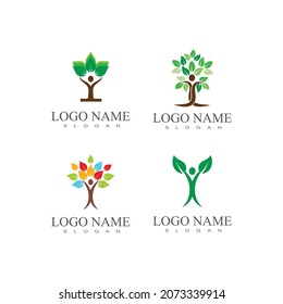 Tree Logo template vector icon design