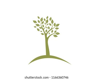 tree logo template vector illustration