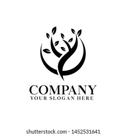 Tree logo template vector illustration