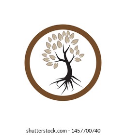 Tree logo template vector illustration