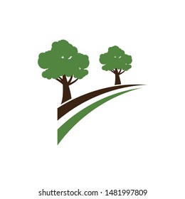 Tree logo template vector illustration