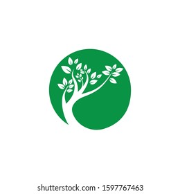 Tree logo template vector illustration