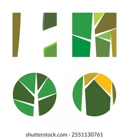 Tree logo template vector illustration