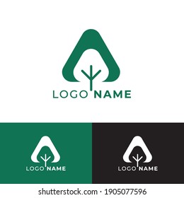 Plantilla de logotipo de árbol para su empresa o su empresa