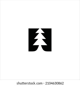 tree logo vector abstract template