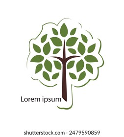 Tree Logo Vector Art, Icons, and Graphics. Abstract vibrant tree logo design, root vector - Tree of life logo design inspiration isolated on white background. set of best tree logo collections........