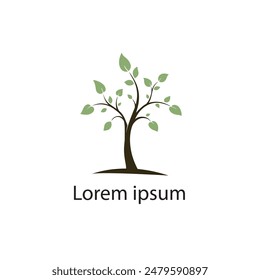 Tree Logo Vector Art, Icons, and Graphics. Abstract vibrant tree logo design, root vector - Tree of life logo design inspiration isolated on white background. set of best tree logo collections........