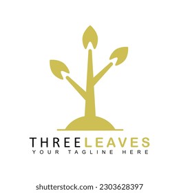 Diseño vectorial del logotipo del árbol. Elemento de signo de árbol sin hojas.