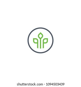 tree logo vector download template