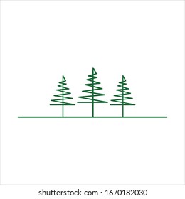 tree logo vector graphic modern abstract