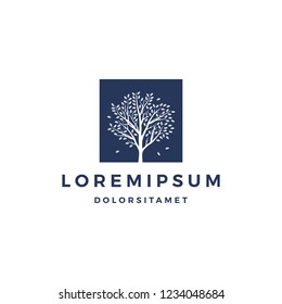 tree logo vector icon illustration