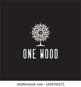 tree logo vector icon illustration inspiration