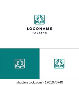 tree logo vector icon illustration