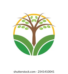 Tree Logo Vector Icon Template Illustration