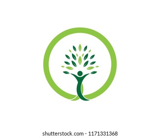 Tree logo vector illustration