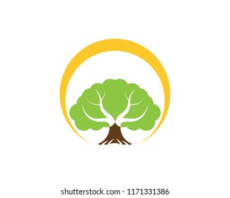 Tree logo vector illustration