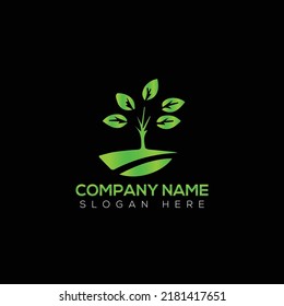 Tree logo vector illustration design 