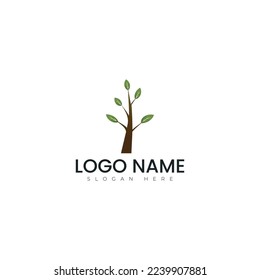 Tree logo vector illustration design