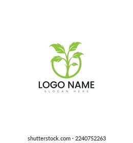 Tree logo vector illustration design