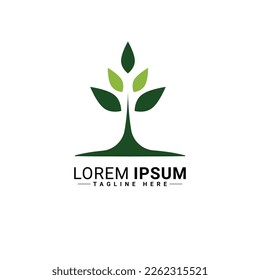 Tree logo vector illustration design 