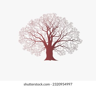 
árbol de logotipo de árbol sin logo de hojas 