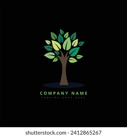 logotipos de árbol c...diseño de logotipo de estilo -style para plantillas