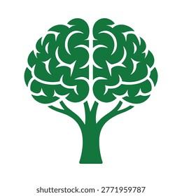 Tree looks like a brain, nature think prople