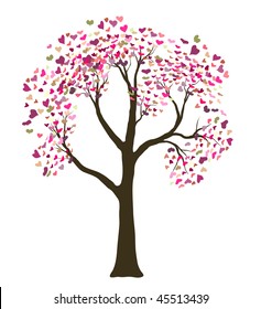 diseño de amor de árbol