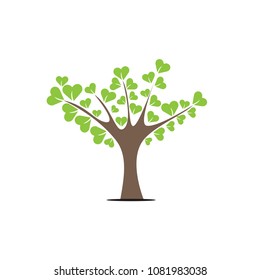 Tree Love Logo Icon element