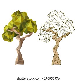 Tree In Low Poly Style