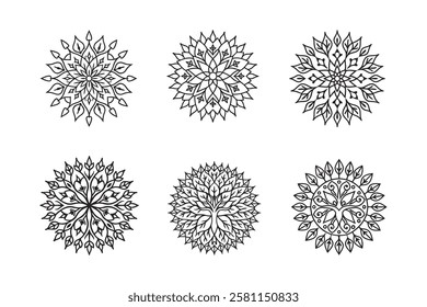 Tree mandala bundle for spiritual and creative projects