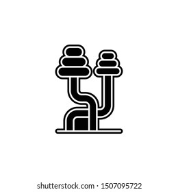 Tree, mangrove icon. Simple glyph, flat vector of tree icons for ui and ux, website or mobile application