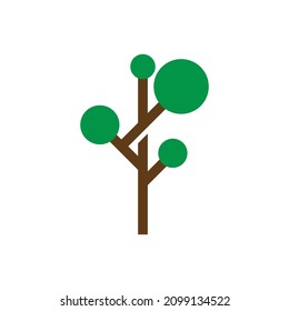 tree with many branches logo vector