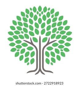 Árvore, minimalista e silhueta simples - ilustração vetorial vários silhueta de árvore detalhada, árvore com raízes floresta, natureza, folha, ramo, silhueta, ícone, vetor Ilustração de árvore realista
