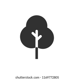 tree. monochrome icon