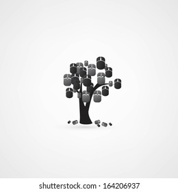 tree mouse icon