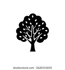 Tree with Multiple Branches and Leaves Symbolizing the Many Aspects of Personal Growth