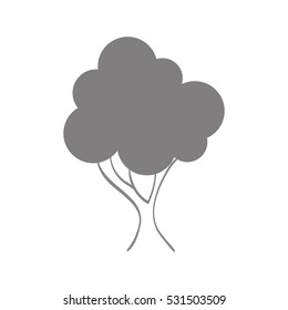 Tree natural ecology icon vector illustration graphic design