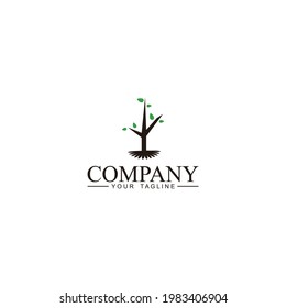 Tree nature care vector illustration