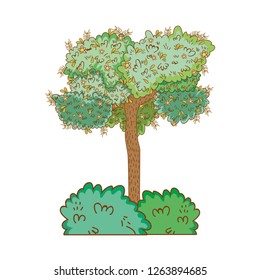 Tree nature cartoon