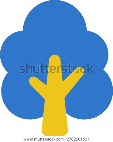 Tree Nature Conservation vector Illustration